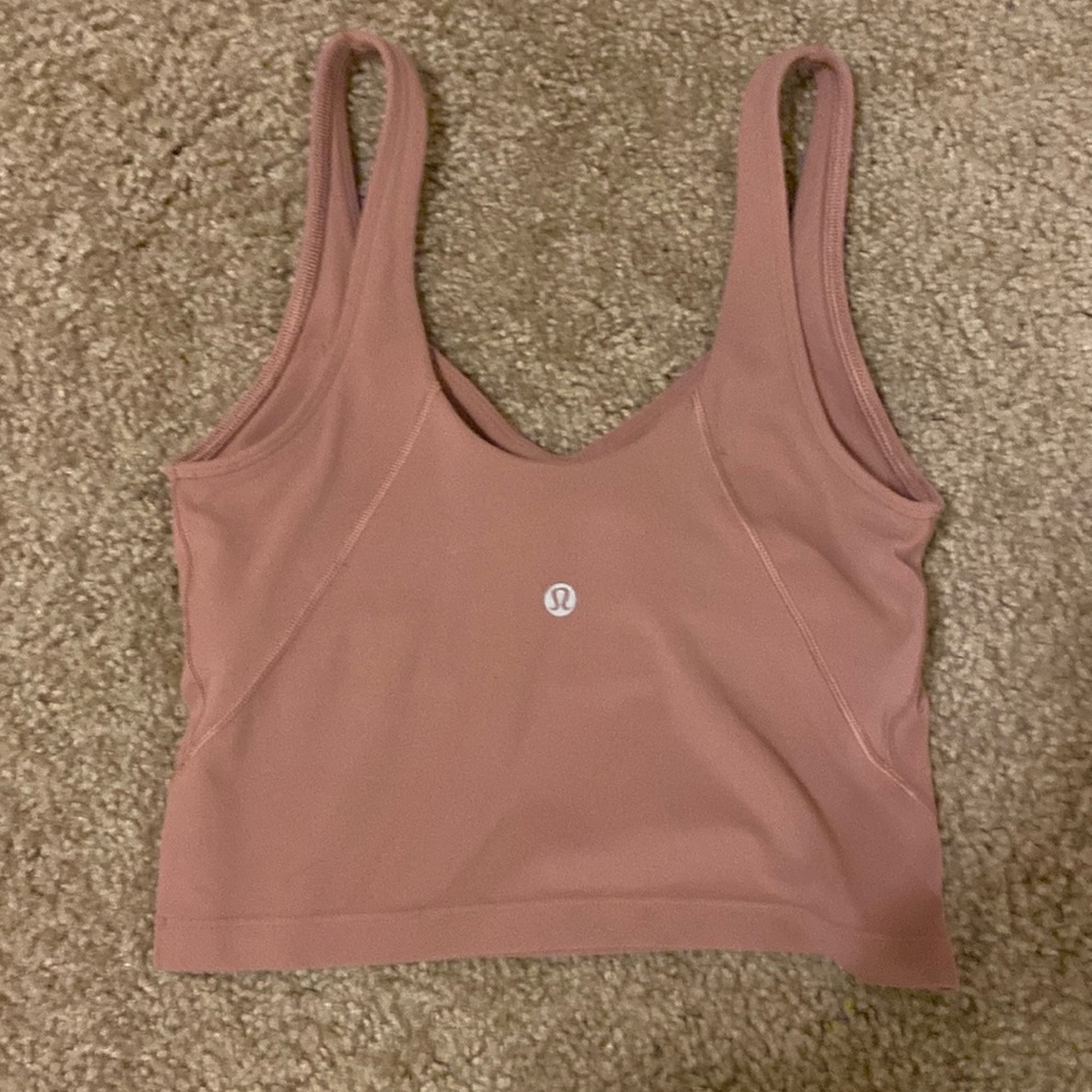 lululemon mauve align tank